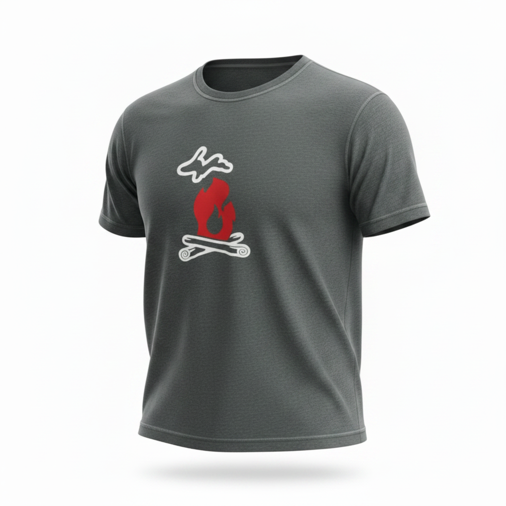 Michigan On Fire T-Shirt | Veteran-Owned | Plymouth, MI