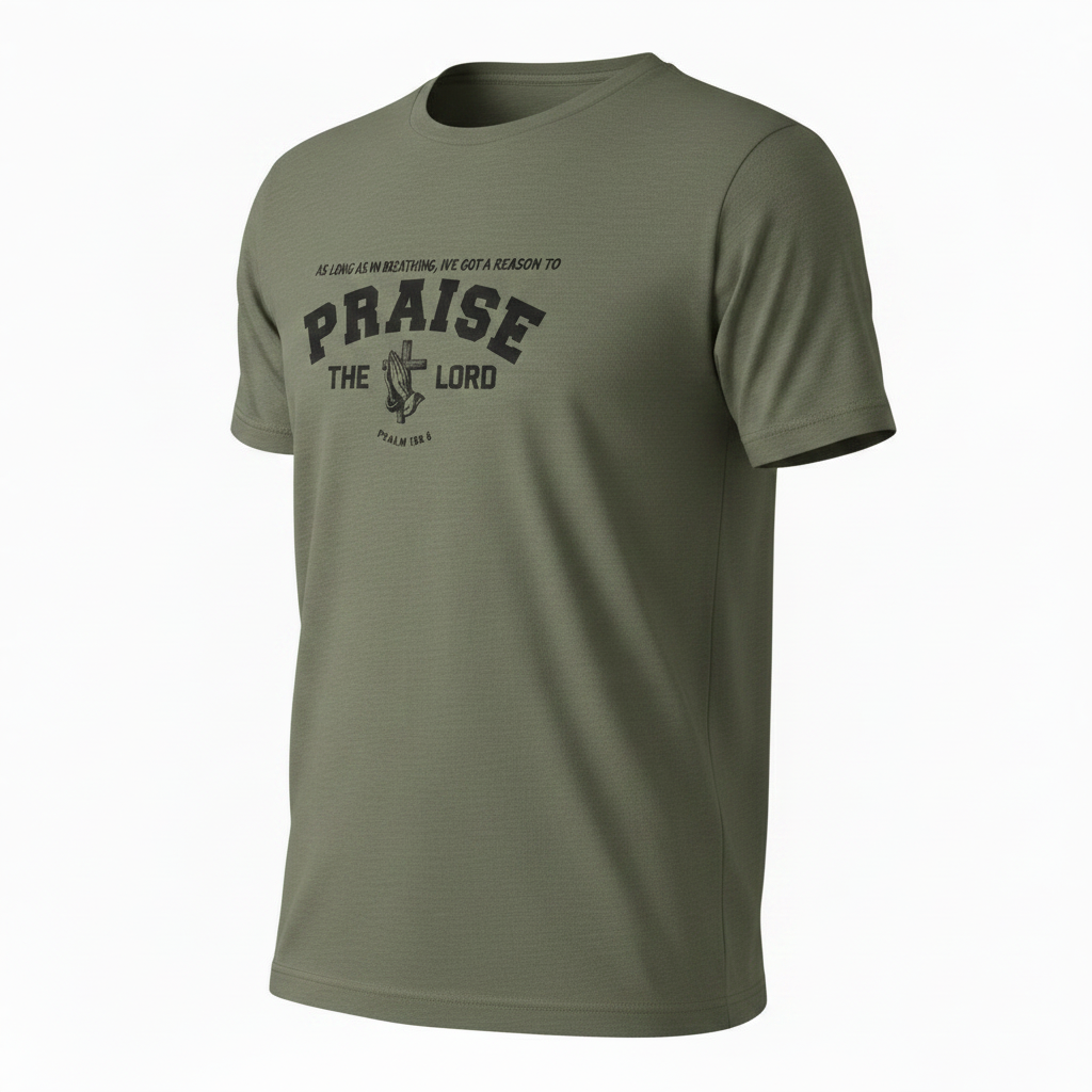 Praise the Lord T-Shirt | Veteran-Owned | Plymouth, MI