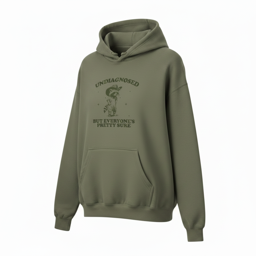 Undiagnosed But Everyone's Pretty Sure Hoodie | Veteran-Owned | Plymouth, MI