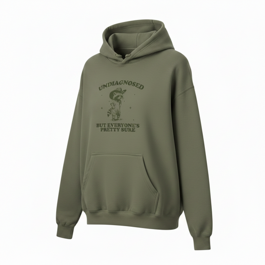 Undiagnosed But Everyone's Pretty Sure Hoodie | Veteran-Owned | Plymouth, MI
