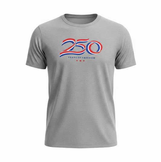 250 Years of Freedom T-Shirt | Veteran-Owned | Plymouth, MI