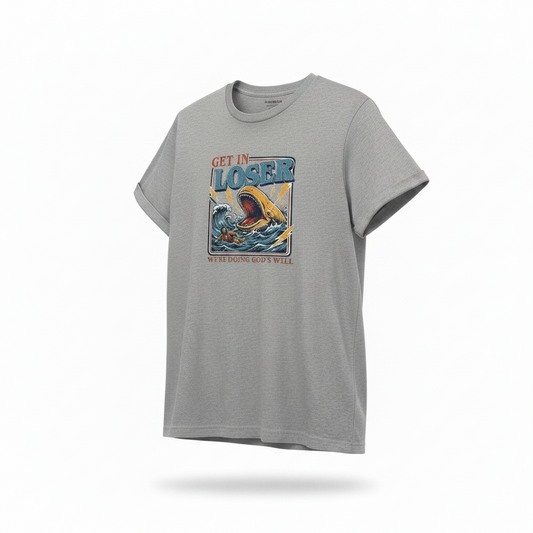 Get In Loser T-Shirt | Veteran-Owned | Plymouth, MI