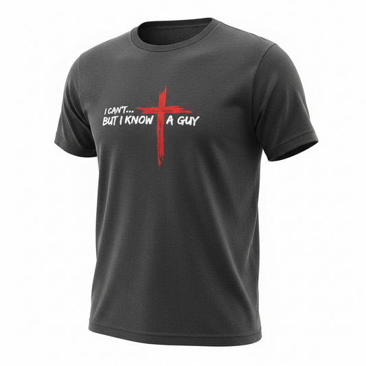 I Can't But I Know A Guy T-Shirt | Veteran-Owned | Plymouth, MI