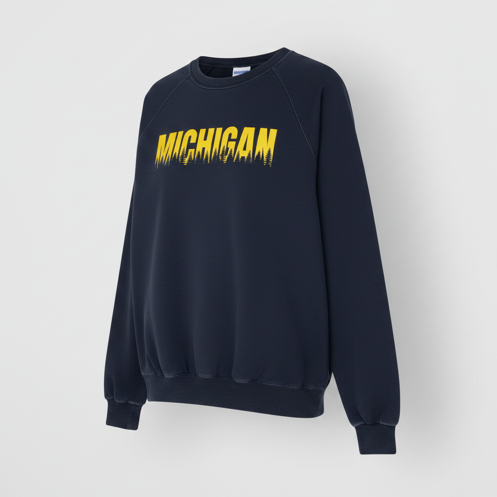 Michigan Sweatshirt — Navy | Veteran-Owned | Plymouth, MI