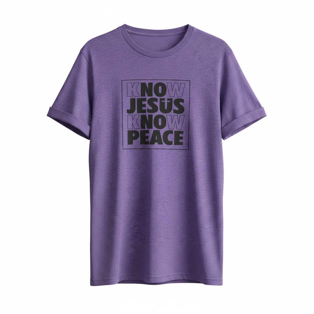 No Jesus No Peace T-Shirt | Veteran-Owned | Plymouth, MI