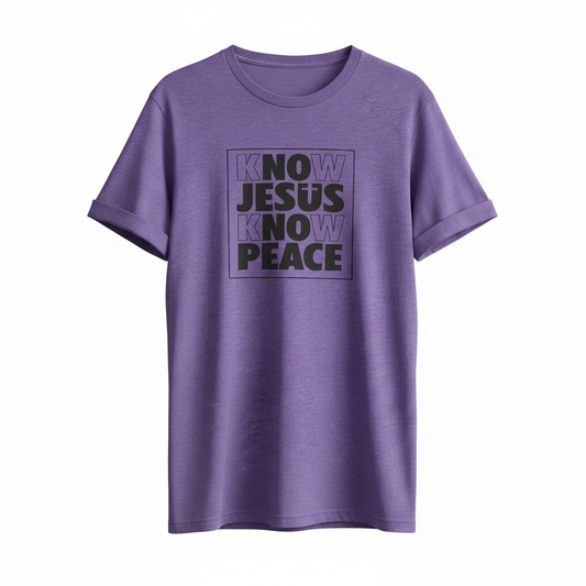 No Jesus No Peace T-Shirt | Veteran-Owned | Plymouth, MI