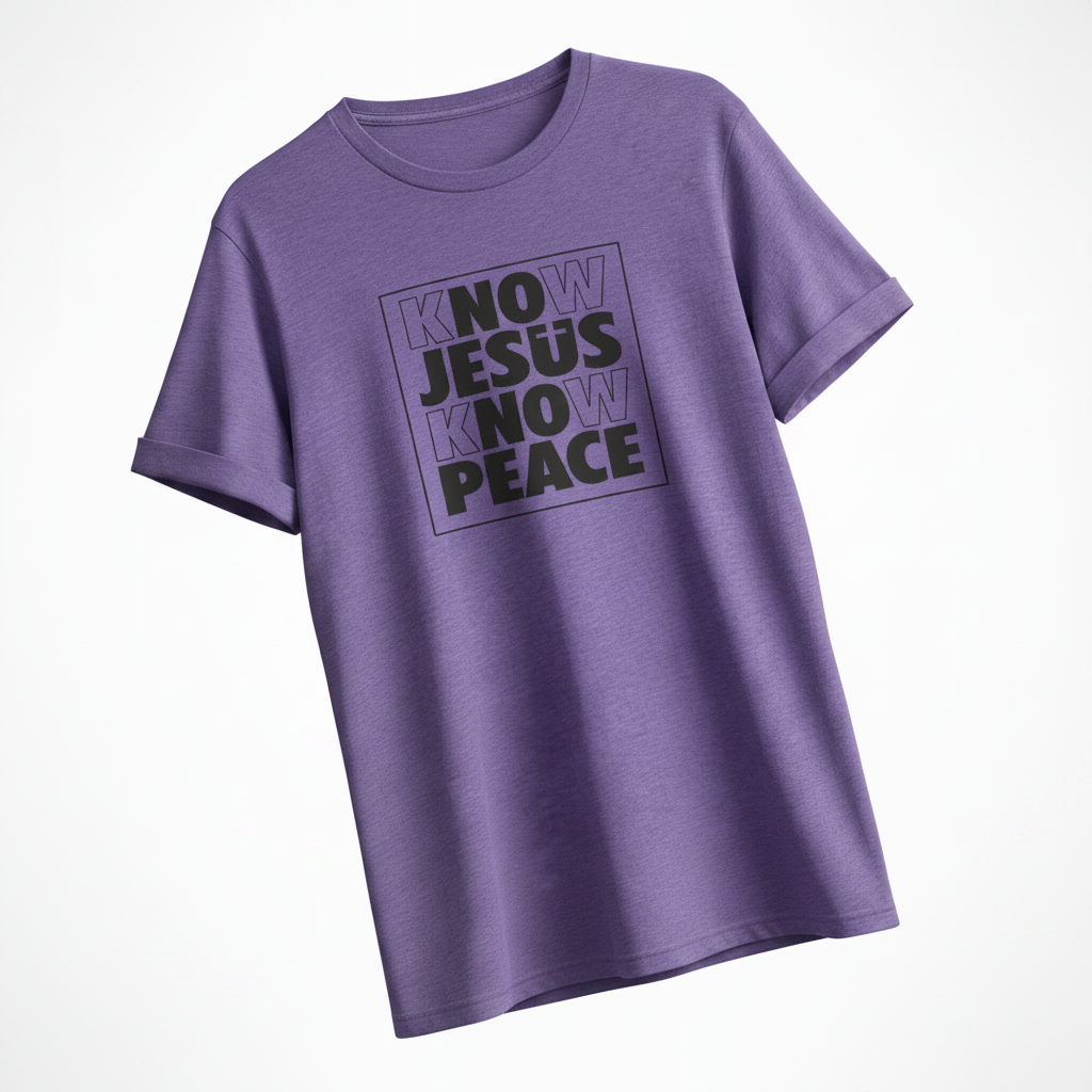 No Jesus No Peace T-Shirt | Veteran-Owned | Plymouth, MI