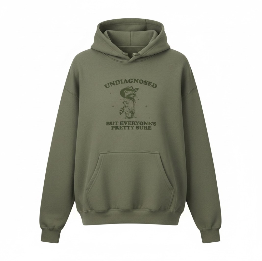 Undiagnosed But Everyone's Pretty Sure Hoodie | Veteran-Owned | Plymouth, MI