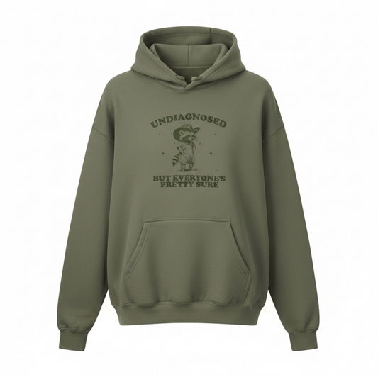 Undiagnosed But Everyone's Pretty Sure Hoodie | Veteran-Owned | Plymouth, MI